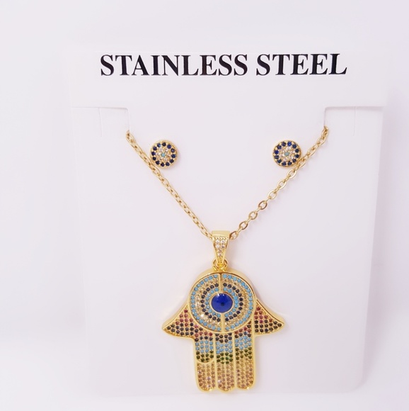 Gold Necklace Set - Picture 3 of 7